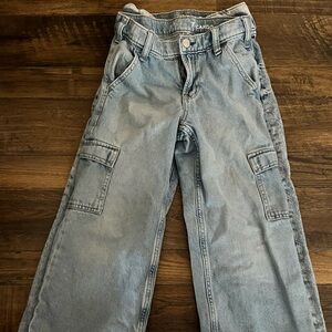 Light Blue Cargo Jeans